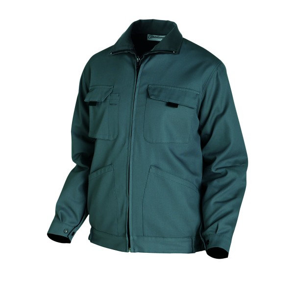 Blouson de Travail Vert Optimax CP - Polyvalent et Fonctionnel