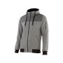 Sweat Zippé Capuche Dynamic Work Gris