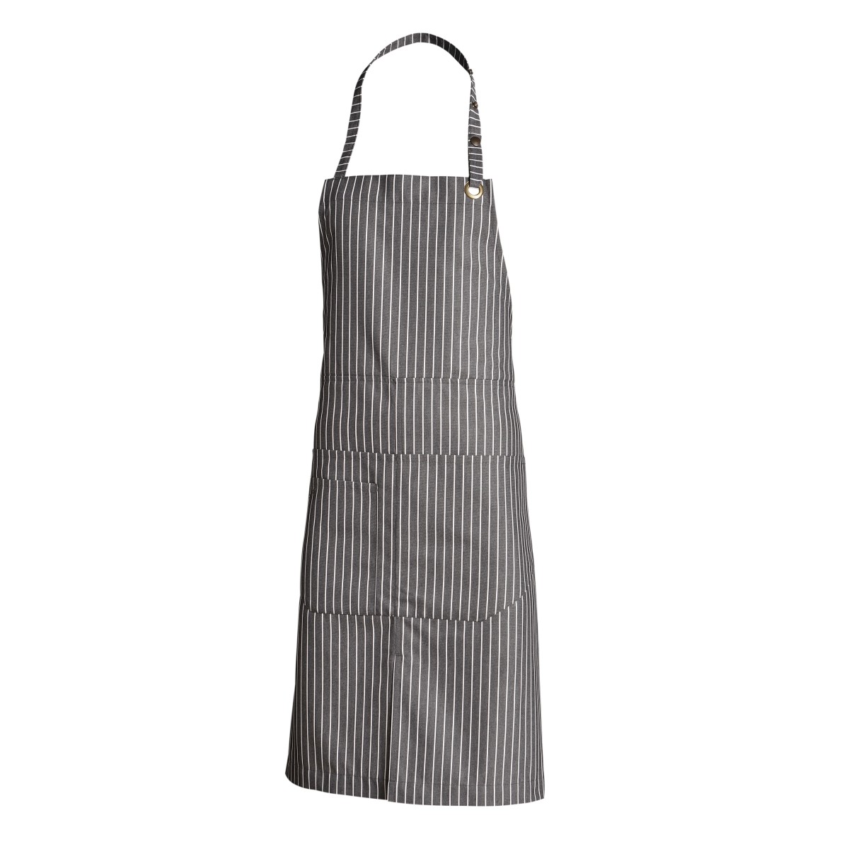 Tablier de Service Dan Rayé Noir/Blanc