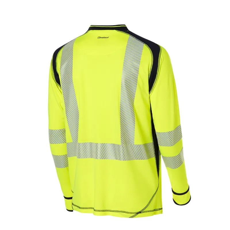 High-visibility long-sleeved T-shirt