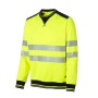 Sweat Haute Visibilité Col Rond LukLight GRS® Jaune/Marine