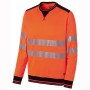 LukLight hi-viz round neck sweatshirt