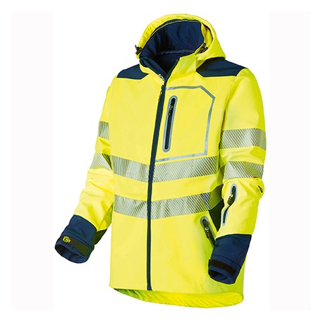 Veste Softshell DeltaPlus LEGA Jaune Fluo