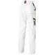 White & Pro trousers with kneepads 