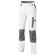 White & Pro trousers with kneepads 