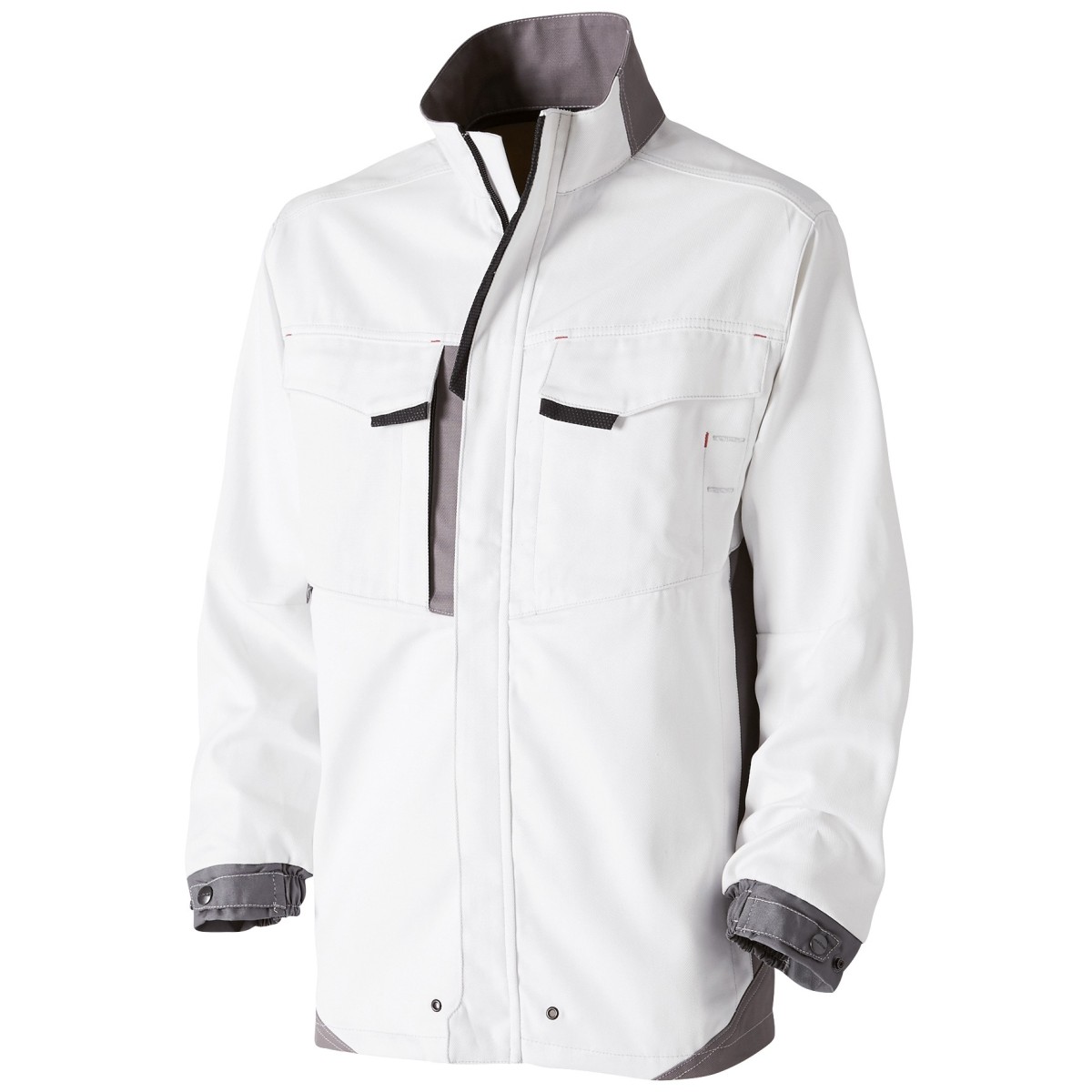 Veste de Travail White & Pro Blanc/Gris
