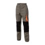 G-ROK Carbon Grey/Orange Knee Pad Trousers