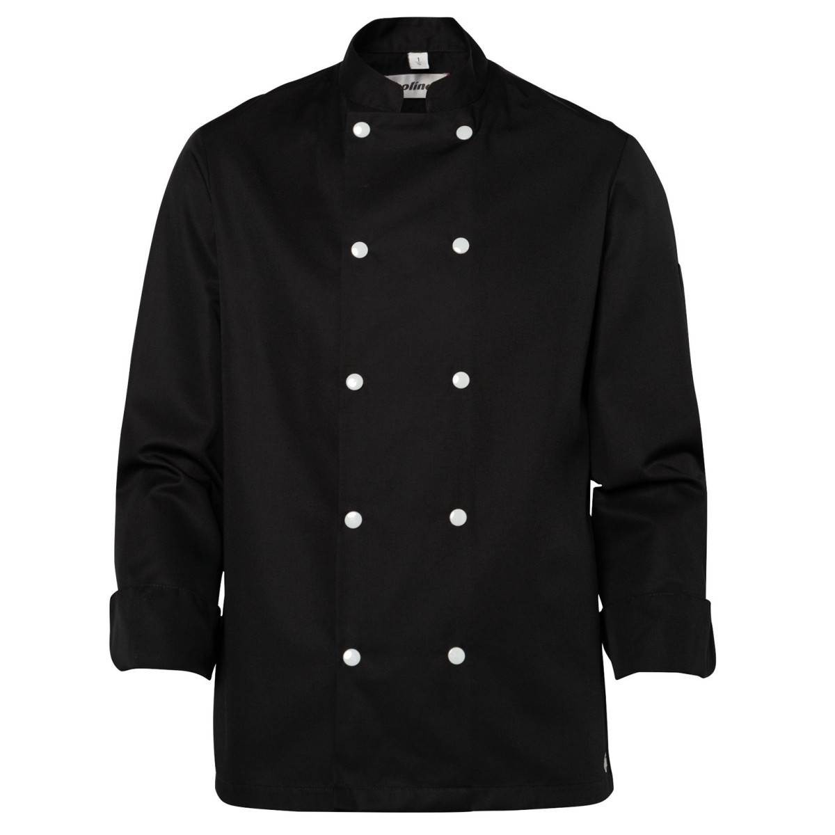 Veste de Cuisine Mixte Blake Manches Longues Noir