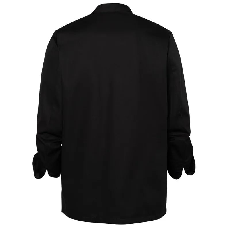 Veste de Cuisine Mixte Blake Manches Longues Noir