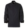Veste de Cuisine Homme Blackstitch Manches Longues Noir