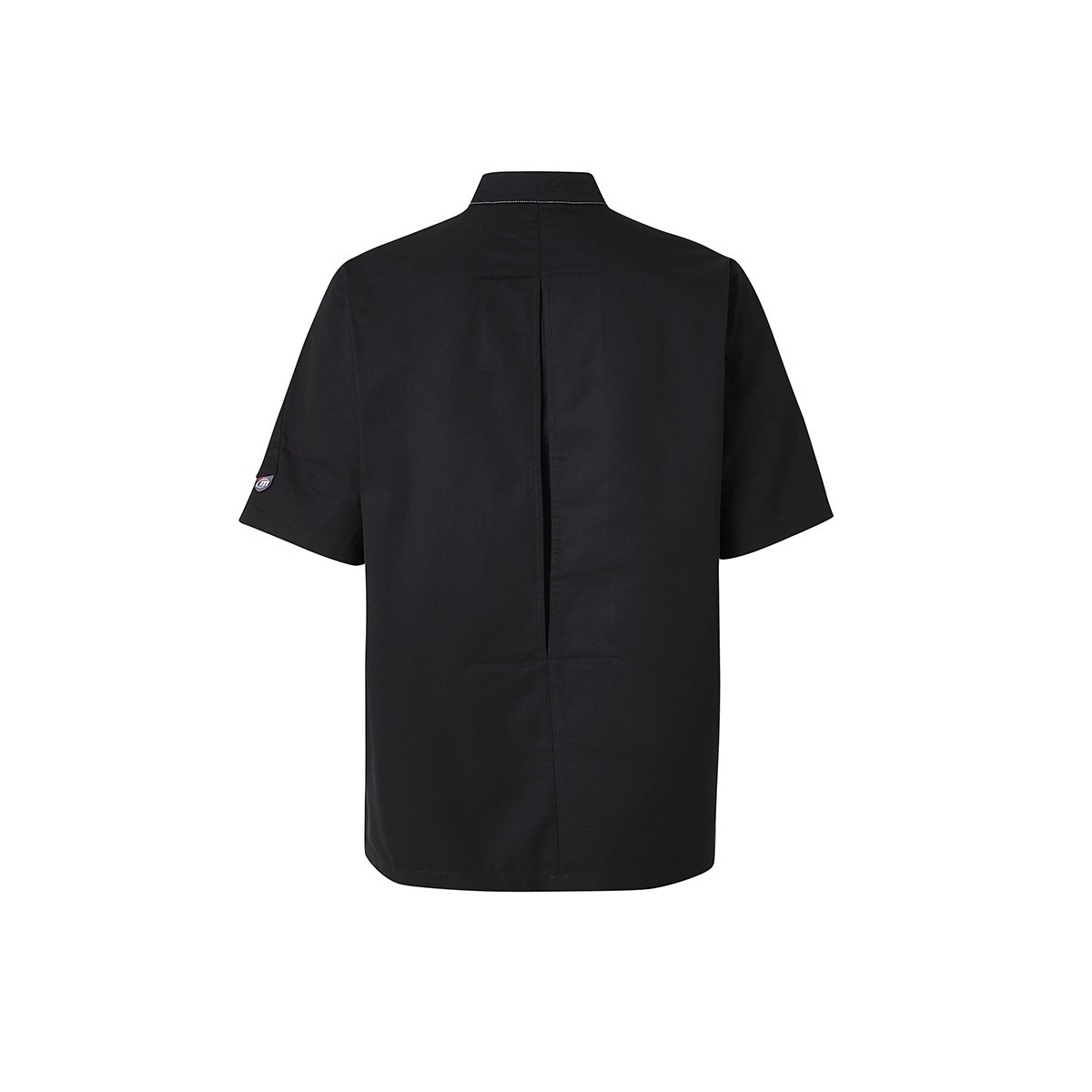 Veste de Cuisine Anaba Noire Manches Courtes