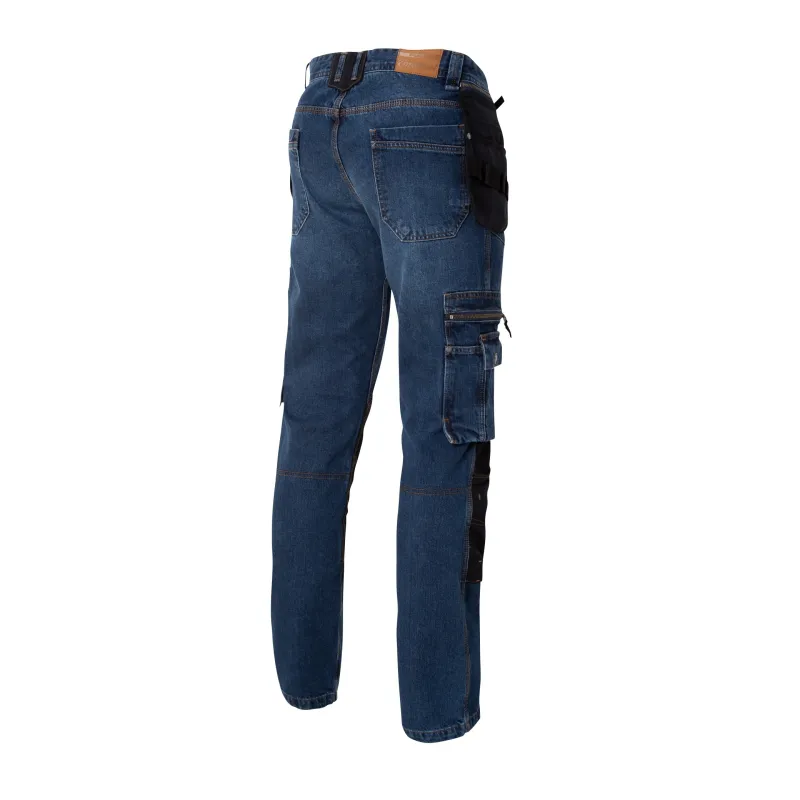 Denim knee pad holster pocket jeans - EN14404 certified | Molinel