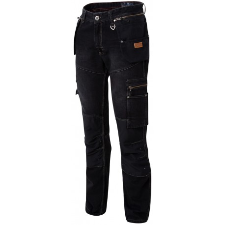 Denim kneepad jeans with holster pockets Molinel