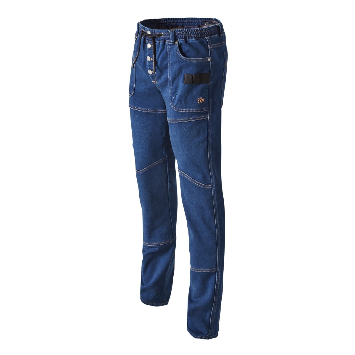 Denim fleece pants - Reinforced pocket | Molinel