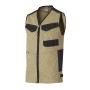 Gilet de Travail Outsum Beige/Charcoal