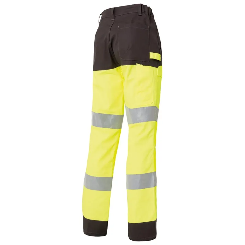 High visibility luklight trousers with knee pads - Molinel