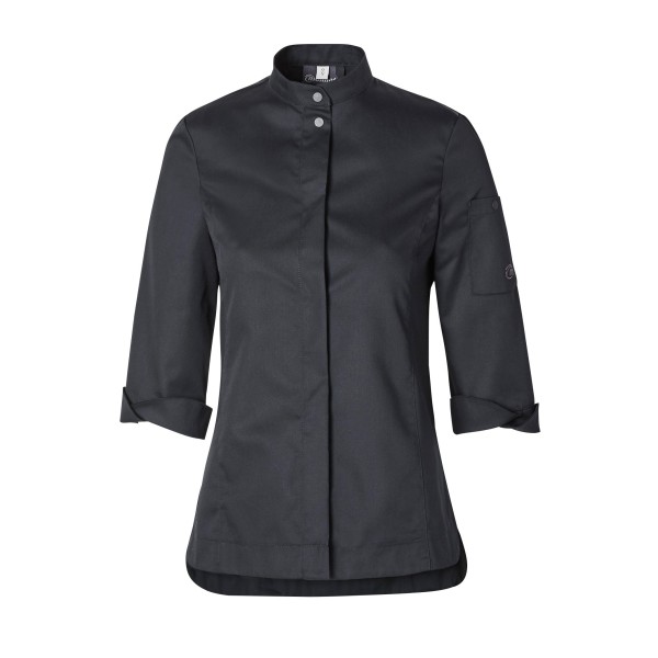 Veste de Cuisine Femme Serena Noir