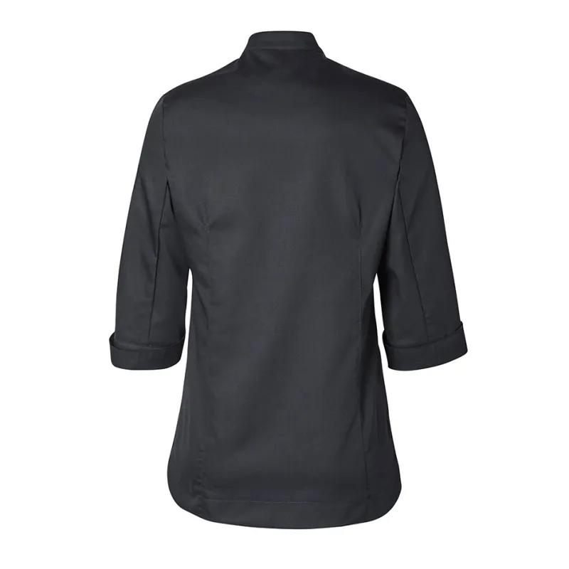 Veste de Cuisine Femme Serena Noir
