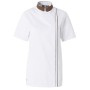 Veste de Cuisine Femme Ajik Manches Courtes Blanc/Guess Brown