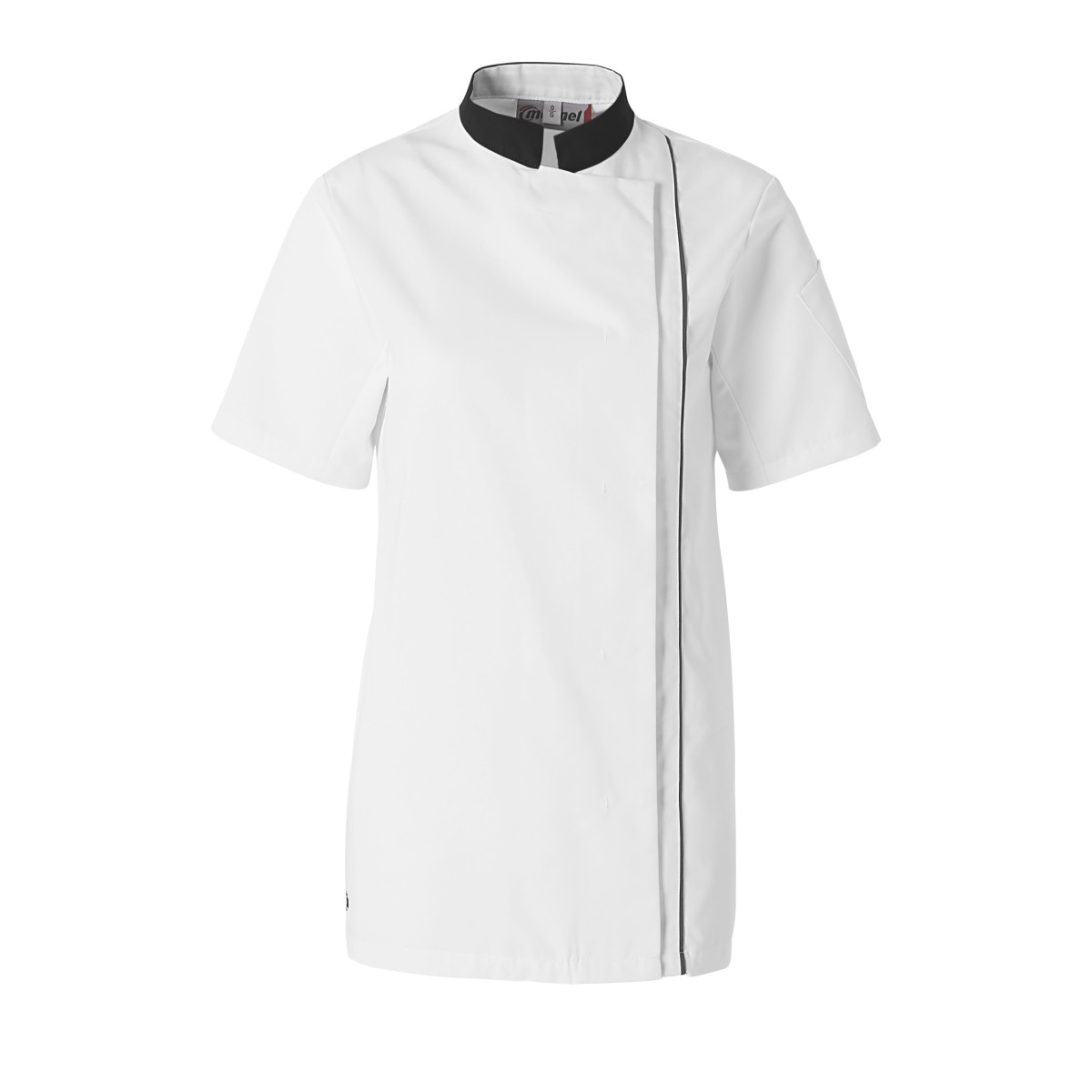 Ajik Women’s Short-Sleeved Chef’s Jacket – Asymmetrical Opening | Molinel