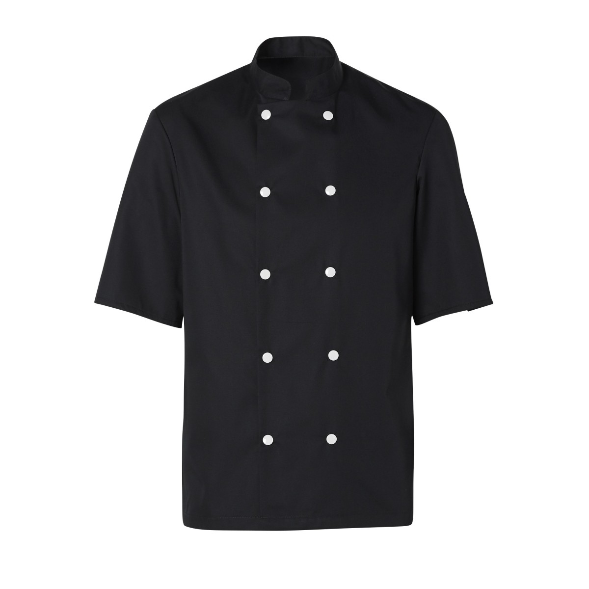 Blake Short-Sleeved Chef’s Jacket – Black – Unisex | Molinel