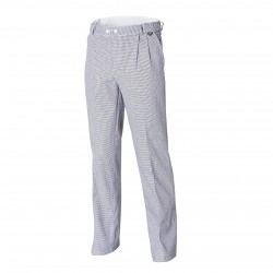 Vêtements de cuisine  Pantalon de cuisinier élastique noir PR553