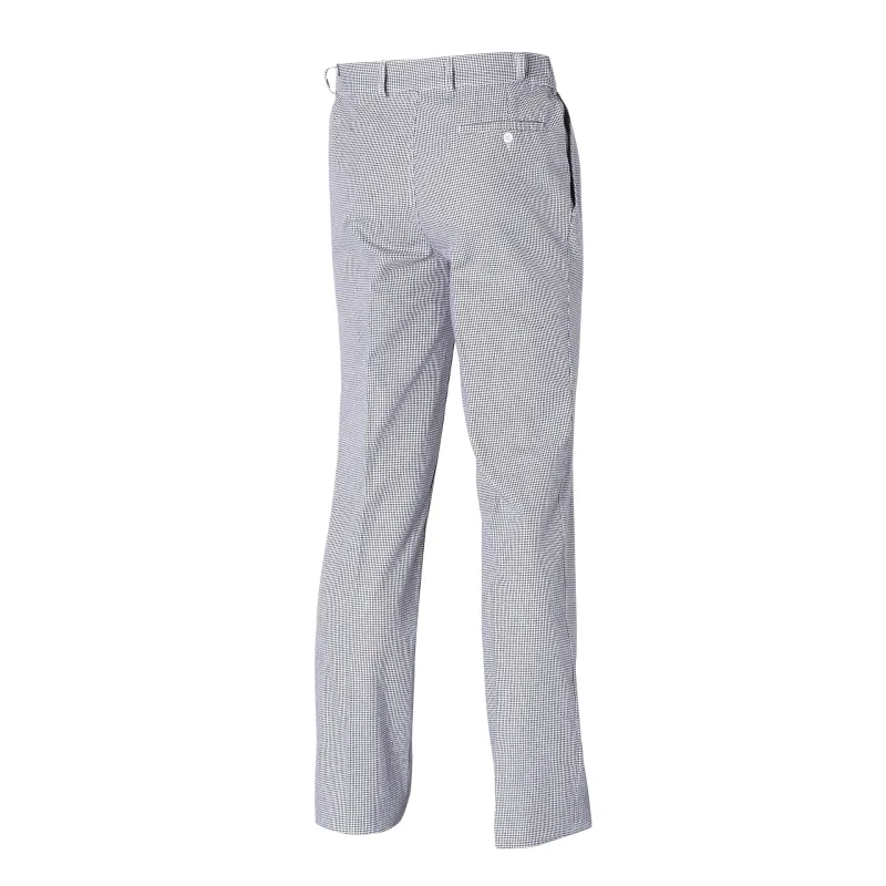 Pio Men’s White/Blue Chef’s Trousers – Comfortable | Molinel