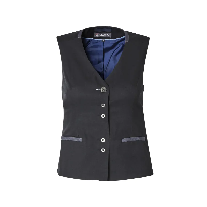 Gilet de Service Femme Fit'n Blue Noir