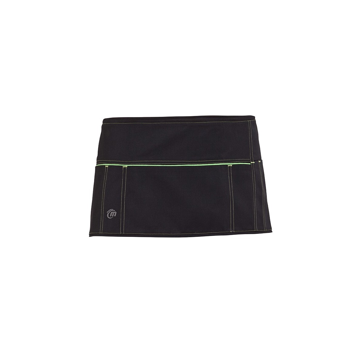 Ceinture Tablier Ama Noir & Vert