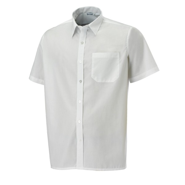 Chemise de Travail Homme Manches Courtes Blanc