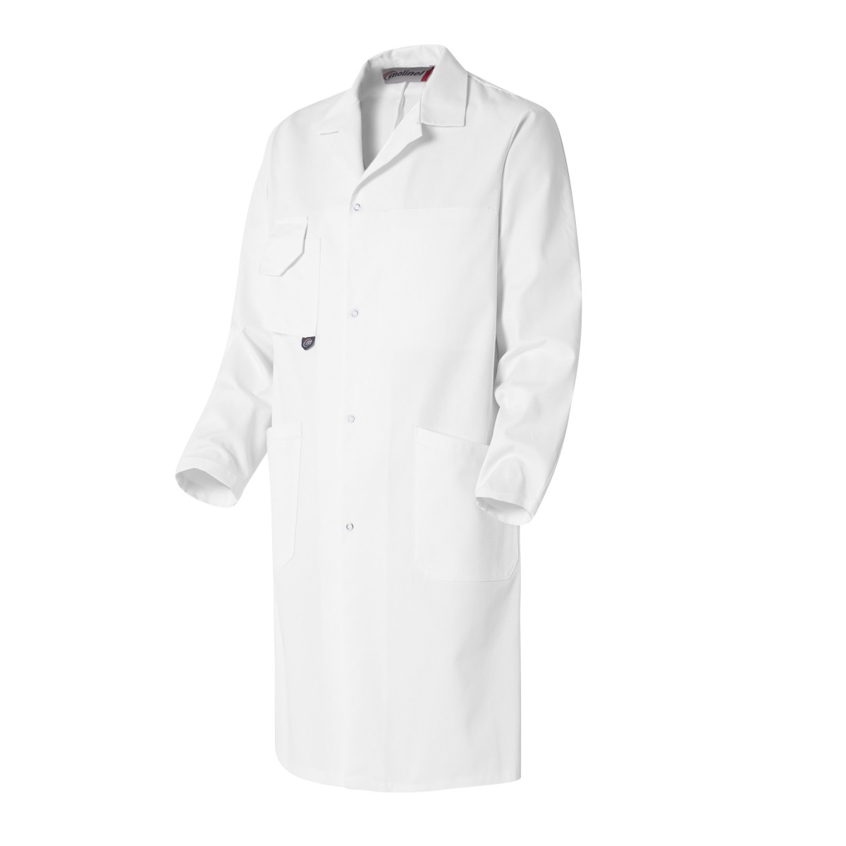 Duotex White Work Gown - Easy care | Molinel