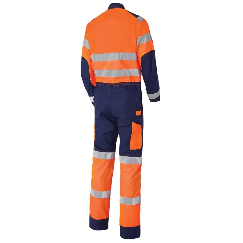 High visibility luklight double zip coverall - Molinel