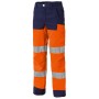 Luklight Neon Orange/Navy Industrial Maintenance Work Trousers