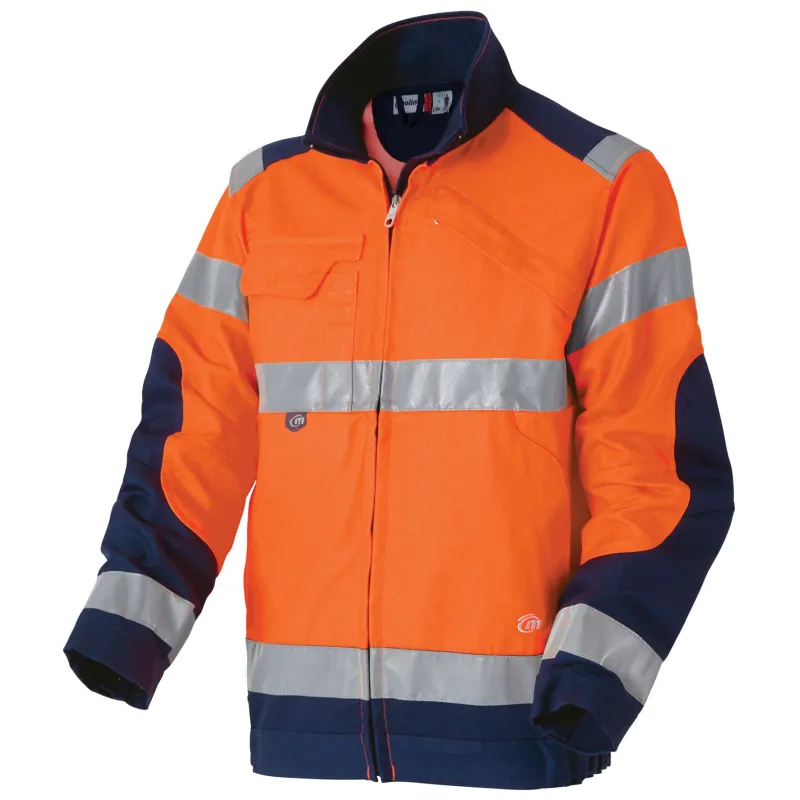 High visibility luklight jacket industrial washing - Molinel