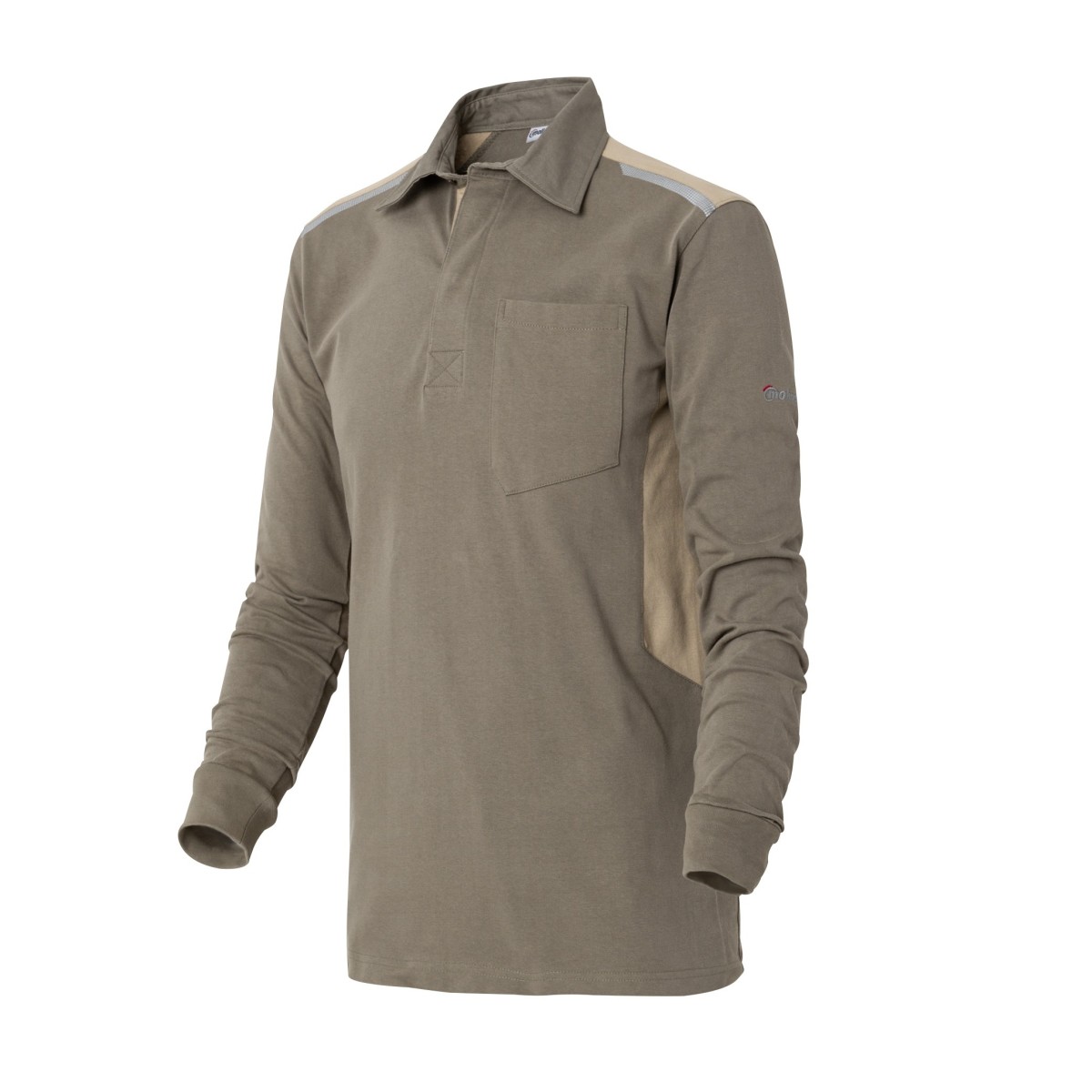 Outforce 2R Khaki Work Rugby Polo Shirt