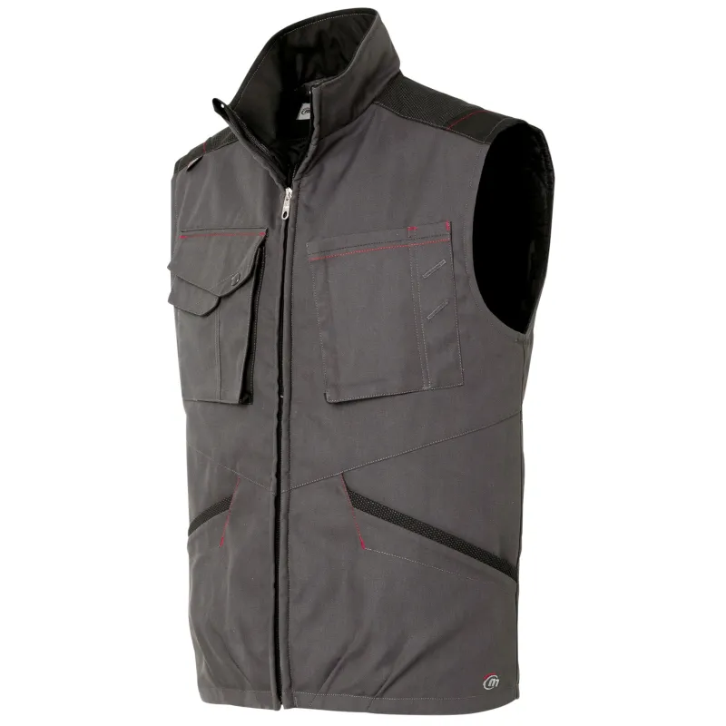 Gilet Matelassé B-Strong Charcoal