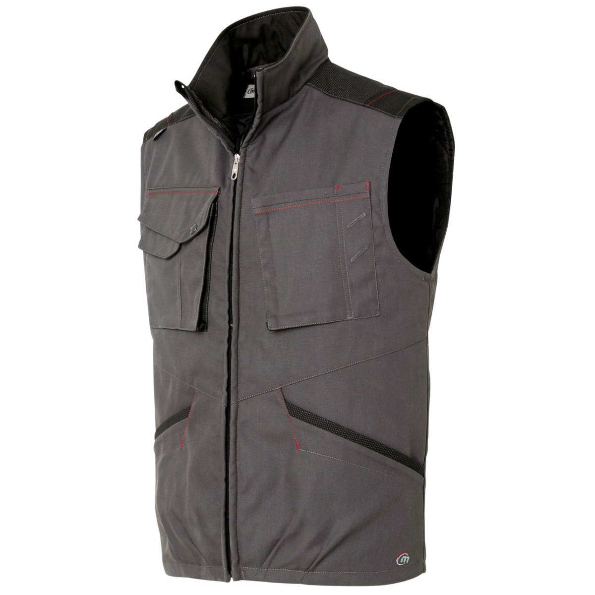 Gilet Matelassé B-Strong Charcoal