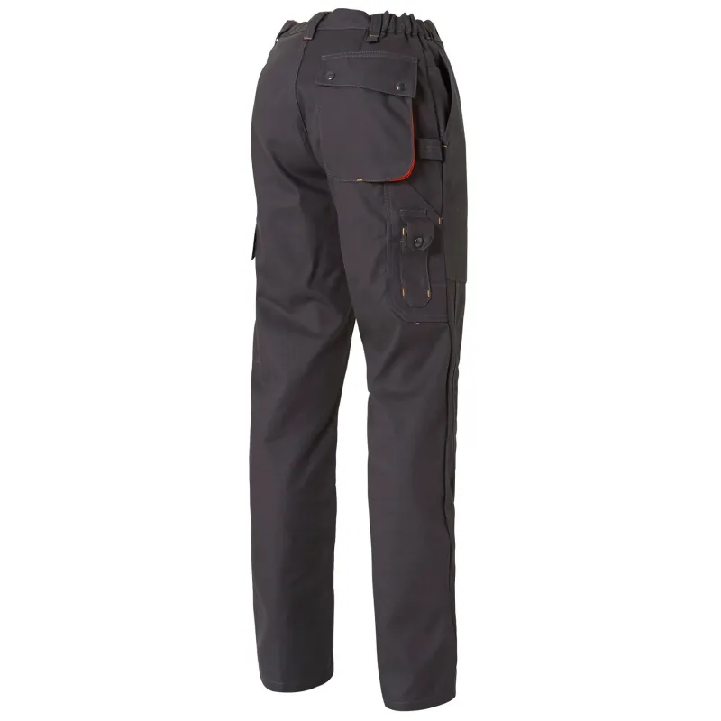 G-Rok Work Trousers Carbon Grey/Orange