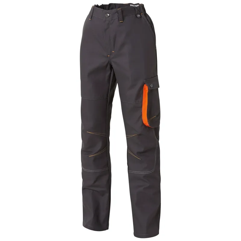 G-Rok Work Trousers Carbon Grey/Orange