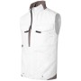 White & Pro Quilted Waistcoat White/Grey