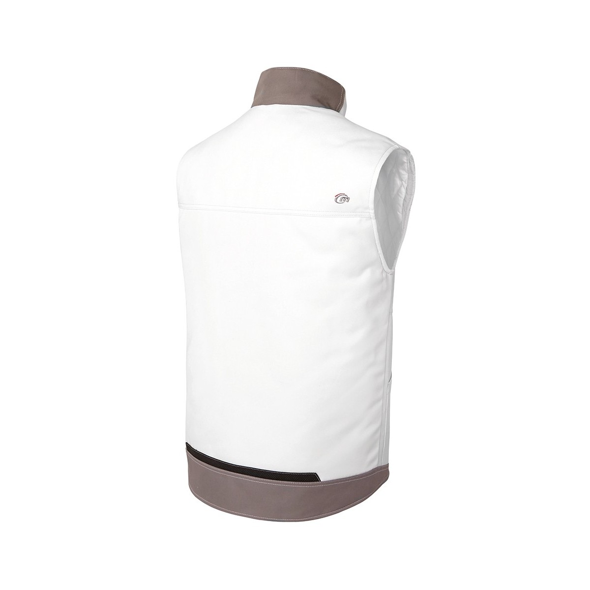 Gilet matelassé white & pro : vêtements pour peintre professionnel par Molinel