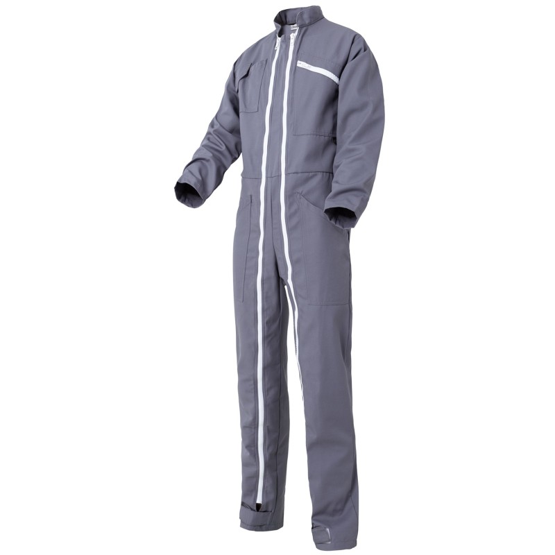 Combinaison 2 Pièces SaddleSeat Grande Taille 10 - Rayures Grises - Tenue D'occasion Confortable