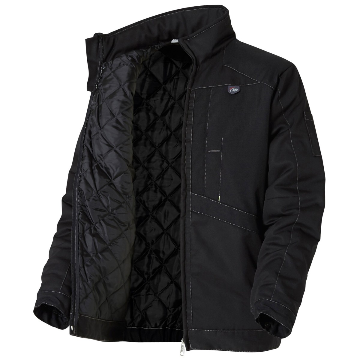 Blouson Professionnel Matelassé Contakt Noir - Fin de Série