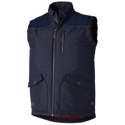 Bodywarmer Doudoune Denim Marine Molinel - Fin de Série