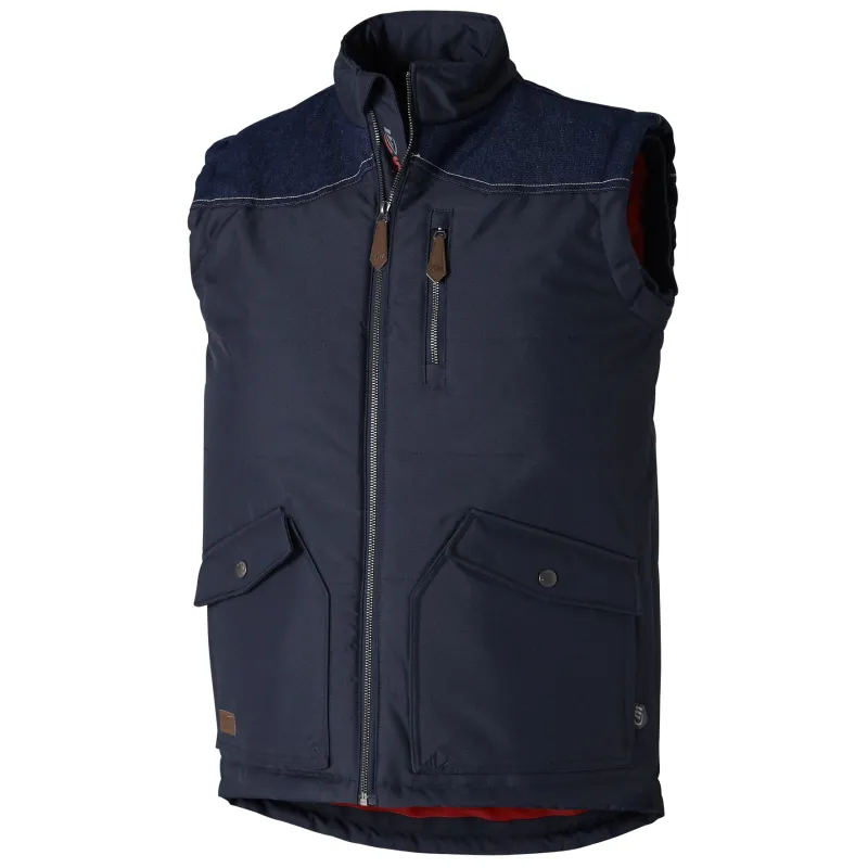 Denim body warmer - Molinel