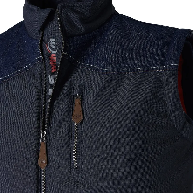 Denim body warmer - Molinel
