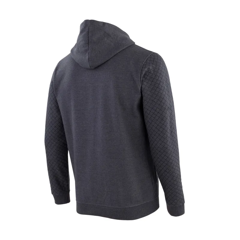 Denim hooded zip sweatshirt - Molinel