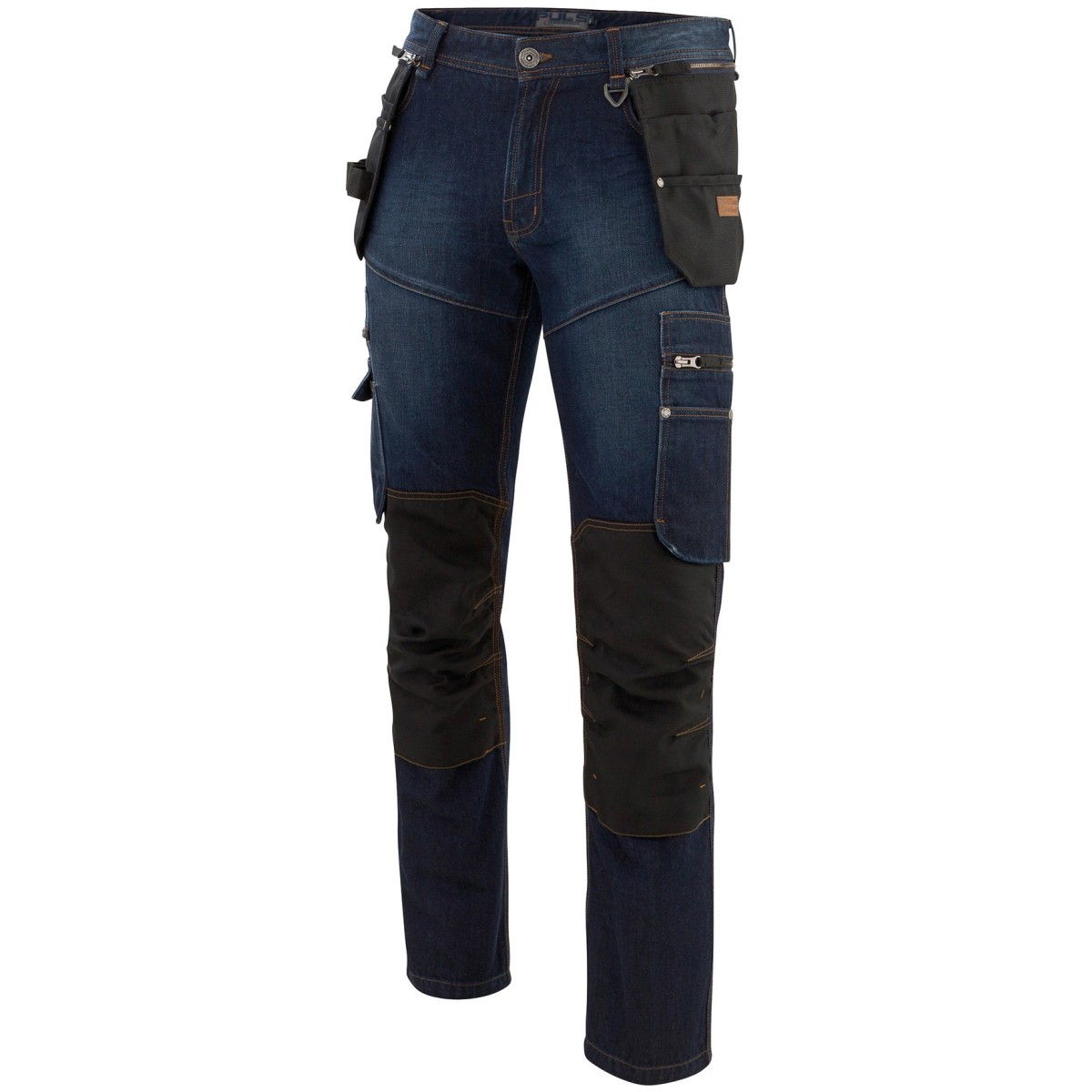 Denim kneepad jeans with holster pockets - Molinel