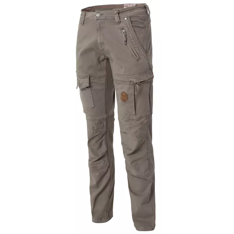 Pantalon stretch multipoches explore gris - Molinel