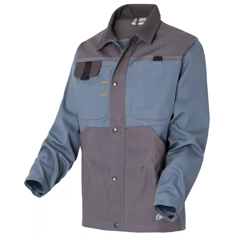 Millium Work Jacket Blue/Concrete Grey